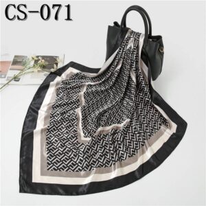 Large Silk Black & White