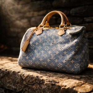 LV Denim Speedy